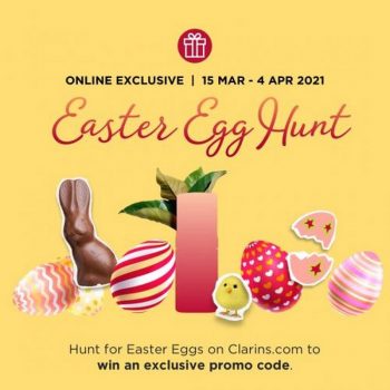 Clarins-Online-Easter-Egg-Hunt-Promotion-350x350 15 Mar-4 Apr 2021: Clarins Online Easter Egg Hunt Promotion