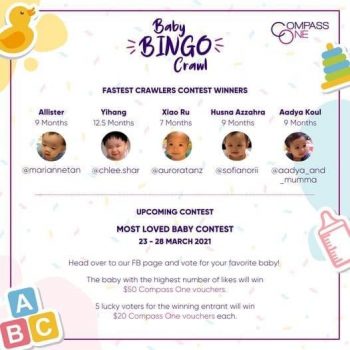 Compass-One-Vouchers-Giveaways-350x350 23-28 Mar 2021: Compass One Baby Bingo Crawl Contest