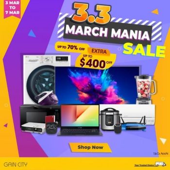 Gain-City-Amazing-3.3-March-Mania-Sale-350x350 3-7 March 2021: Gain City Amazing 3.3 March Mania Sale