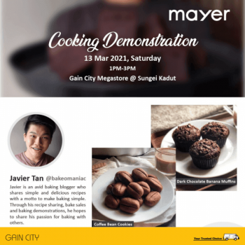 Gain-City-Cooking-Demonstration-Sale-350x350 13 March 2021: Gain City Cooking Demonstration with Mayer Marketing