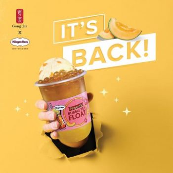 Gong-Cha-Haagen-Dazs-Prosperity-Melon-Bubble-Tea-Float-Promotion-350x350 27 Feb 2021 Onward: Gong Cha and Haagen-Dazs Prosperity Melon Bubble Tea Float Promotion