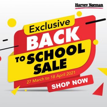 Harvey-Norman-Back-to-School-Sale--350x350 27 Mar-18 Apr 2021: Harvey Norman Back to School Sale