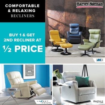 Harvey-Norman-Buy-1-Get-2nd-Recliners-Promotion-350x350 20 Mar 2021 Onward: Harvey Norman Buy 1 Get 2nd Recliners Promotion