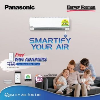 Harvey-Norman-Panasonic-Air-Conditioner-Promotion-350x350 30 Mar-30 Apr 2021: Harvey Norman Panasonic Air Conditioner Promotion