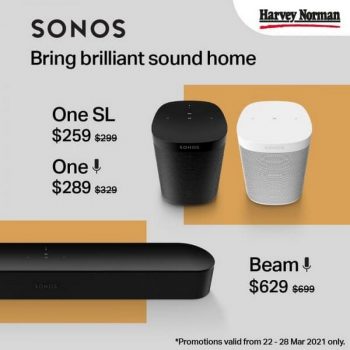 Harvey-Norman-Sonos-Promo-350x350 Now till 28 Mar 2021: Harvey Norman Sonos Promo