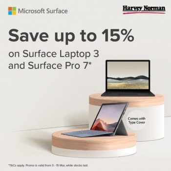 Harvey-Norman-Surface-Laptop-3-and-Surface-Pro-7-PromotionHarvey-Norman-Surface-Laptop-3-and-Surface-Pro-7-Promotion-350x350 4 Mar 2021 Onward: Harvey Norman Surface Laptop 3 and Surface Pro 7 Promotion