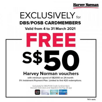 Harvey-Norman-Voucher-Promotion-350x350 4-31 March 2021: Harvey Norman Voucher Promotion