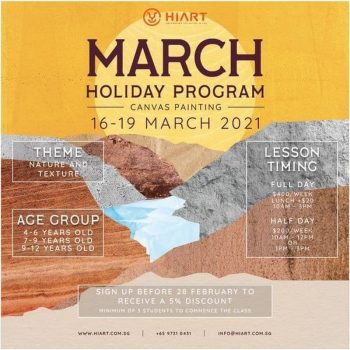 HiArt-March-Holiday-Progr-350x350 16-19 Mar 2021: HiArt March Holiday Program