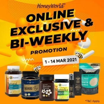 HoneyWorld-March-Online-Exclusive-Bi-Weekly-Promotion-350x350 9-14 March 2021: HoneyWorld March Online Exclusive & Bi-Weekly Promotion