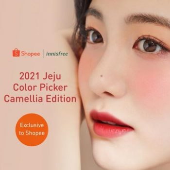 Innisfree-2021Jeju-Color-Picker-Camellia-Edition-Promotion-350x350 5-8 March 2021: Innisfree 2021Jeju Color Picker Camellia Edition Promotion on Shopee