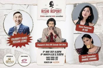 Klook-The-Rishi-Report-Comedy-Show--350x233 5-6 March 2021: Klook The Rishi Report Comedy Show