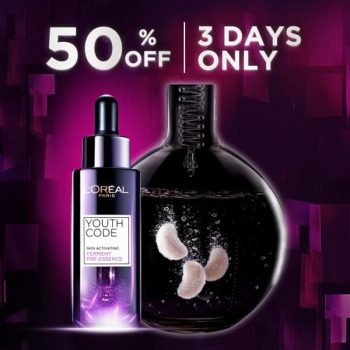 LOreal-Youth-Code-Pre-Ferment-Essence-PromotionLOreal-Youth-Code-Pre-Ferment-Essence-Promotion-350x350 19-21 Mar 2021: L'Oreal Youth Code Pre-Ferment Essence Promotion at Watsons