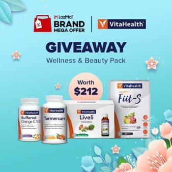 Lazada-VitaHealth-Wellness-Beauty-Pack-Giveaways-350x350 10-12 March 2021: Lazada VitaHealth Wellness & Beauty Pack Giveaways