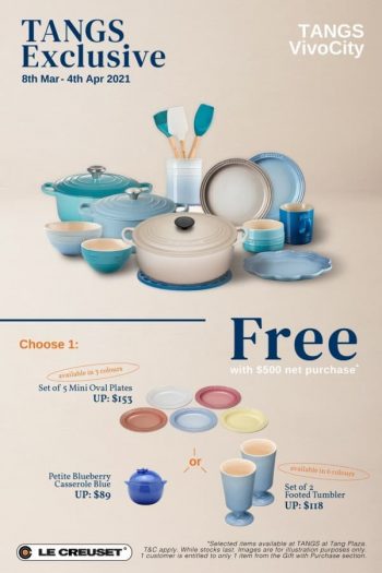 Le-Creuset-Cookware-TANGS-Exclusive-Promotion-at-VivoCity-350x525 8 Mar 2021 Onward: Le Creuset Cookware TANGS Exclusive Promotion at VivoCity