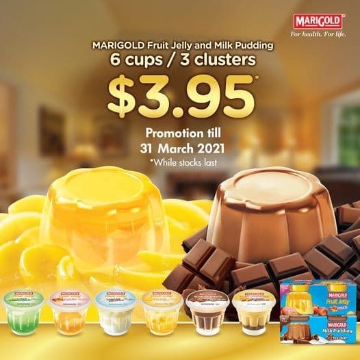 3-31 March 2021: MARIGOLD Fruit-Jelly and Milk Pudding Promotion - SG