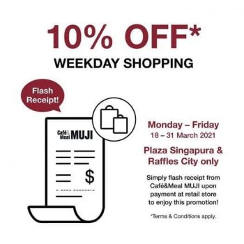 MUJI-Weekday-Shopping-Promotion-350x350 18-31 Mar 2021: MUJI Weekday Shopping Promotion