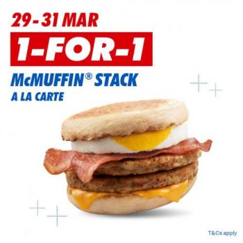 McDonalds-1-For-1-Promotion-350x350 29-31 Mar 2021: McDonald's 1-For-1 Promotion