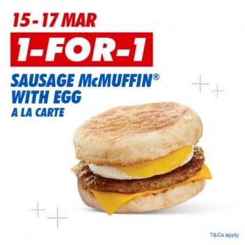 McDonalds-Buy-1-Free-1-Promotion--350x350 15-17 Mar 2021: McDonald's Buy 1 Free 1 Promotion