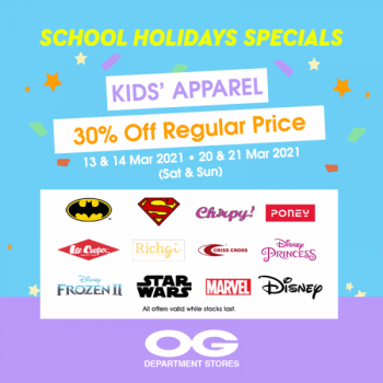 OG-School-Holiday-Special-Promotion-350x350 13-14 March 2021: OG School Holiday Special Promotion