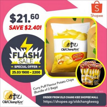 Old-Chang-Kee-Curry-Puff-Flavour-Potato-Chips-Bundle-Flash-Sale-on-Shopee-350x350 25 Mar 2021: Old Chang Kee Curry Puff Flavour Potato Chips Bundle Flash Sale on Shopee