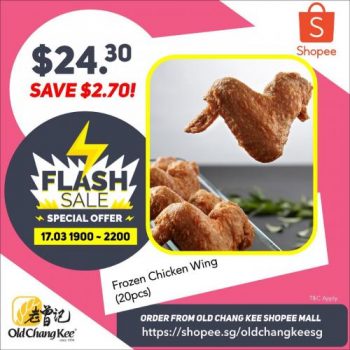 Old-Chang-Kee-Frozen-Chicken-Wing-Flash-Sale-on-Shopee-350x350 17 Mar 2021: Old Chang Kee Frozen Chicken Wing Flash Sale on Shopee