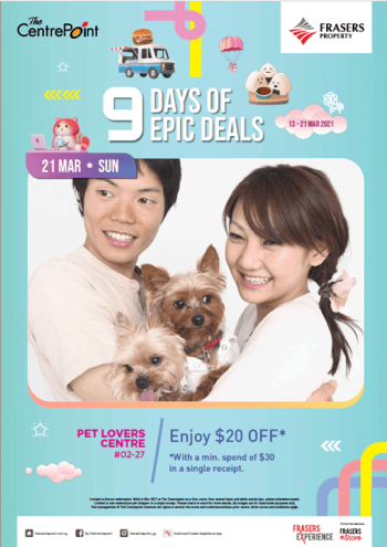 Pet-Lovers-Centre-Epic-Deals-350x495 21 Mar 2021: Pet Lovers Centre Epic Deals at The CentrePoint