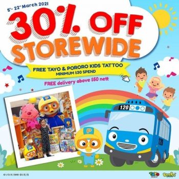 Pororo-Park-March-School-Holiday-TOY-SALE-350x350 11-31 March 2021: Pororo Park March School Holiday TOY SALE