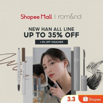 Romnd-New-Han-All-Line-Collection-Promotion-on-Shopee--350x350 1 Mar 2021: Rom&nd New Han All Line Collection Promotion on Shopee