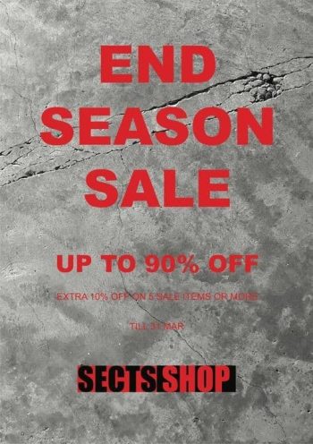 SECTS-SHOP-End-Season-Sale-350x496 1 Mar 2021 Onward: SECTS SHOP End Season Sale at Orchard Gateway