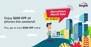 SINGTEL-Marvellous-March-Sale-350x183 19-21 Mar 2021: SINGTEL Marvellous March Sale