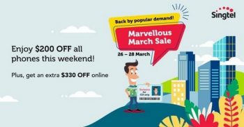 SINGTEL-Marvellous-March-Sale-350x183 26-28 Mar 2021: SINGTEL Marvellous March Sale