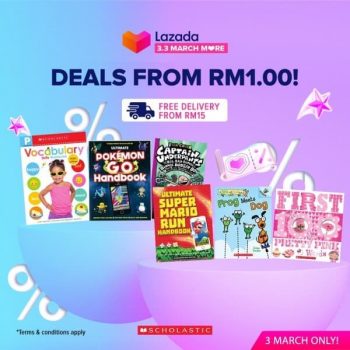 Scholastic-Asia-3.3-March-More-Sale-350x350 3 Mar 2021: Scholastic Asia 3.3 March More Sale on Lazada