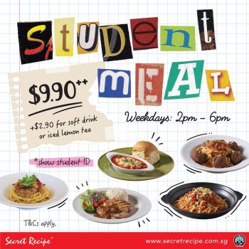 Secret-Recipe-Student-Meal-Promotion-350x350 1 Jan-31 Dec 2021: Secret Recipe Student Meal Promotion