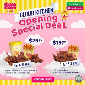 Shake-Shake-in-a-Tub-Opening-Special-Deal-350x350 18 Mar 2021 Onward: Shake Shake in a Tub CLOUD KITCHEN Opening Special Deal at Food Xchange