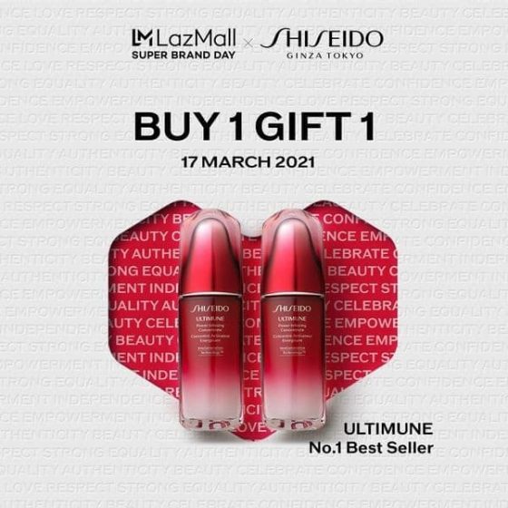 17 March 2021 Shiseido Super Brand Day Promotion at