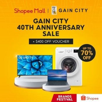 Shopee-40th-Anniversary-Sale-350x350 15 Mar 2021 Onward: Gain City 40th Anniversary Sale at Shopee