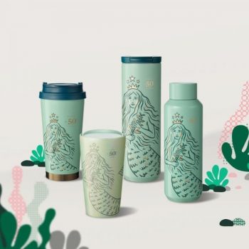 Starbucks-50th-Anniversary-Collection-Promotion-350x350 11 Mar 2021 Onward: Starbucks 50th Anniversary Collection Promotion