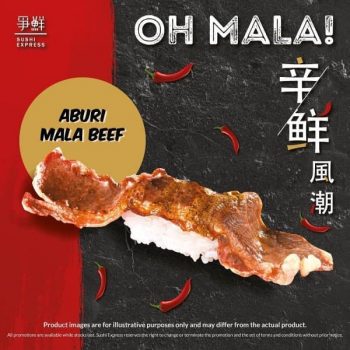 Sushi-Express-Aburi-Mala-Beef-Promotion-350x350 1 Mar-30 Apr 2021: Sushi Express Aburi Mala Beef Promotion