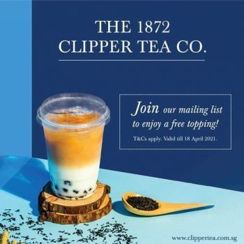 THE-1872-CLIPPER-TEA-CO.-Opening-Promotion-350x350 31 Mar-18 Apr 2021: THE 1872 CLIPPER TEA CO. Opening Promotion at Jewel
