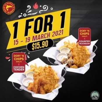 The-Manhattan-Fish-Market-1-For-1-Promotion-350x350 15-19 Mar 2021: The Manhattan Fish Market 1 For 1 Promotion