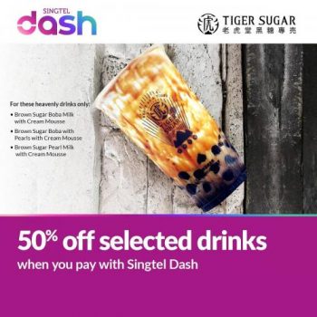 Tiger-Sugar-50-Off-Promotion-pay-with-Singtel-Dash-350x350 1-31 March 2021: Tiger Sugar 50% Off Promotion pay with Singtel Dash