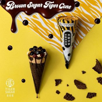 Tiger-Sugar-Brown-Sugar-Boba-Tiger-Cone-Promo-350x350 25 Mar 2021 Onward: Tiger Sugar Brown Sugar Boba Tiger Cone Promo