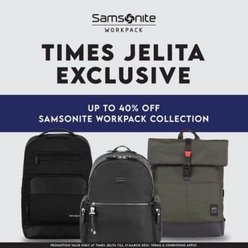 Times-bookstores-Samsonite-Workpack-Collection-Promotion-350x350 9-31 March 2021: Times bookstores Samsonite Workpack Collection Promotion at Times Jelita