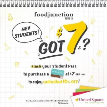 United-Square-Shopping-Mall-Student-Pass-Promotion-350x350 12 Mar-2 Apr 2021: Food Junction Student Pass Promotion at United Square Shopping Mall