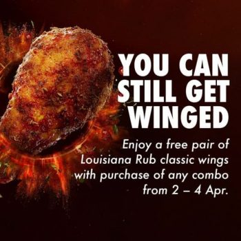 Wingstop-Free-Pair-Of-Louisiana-Rub-Classic-Wings-Promotion-350x350 2-4 Apr 2021: Wingstop Free Pair Of Louisiana Rub Classic Wings Promotion