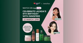 innisfree-9th-Birthday-Sale-on-Lazada-350x183 22 Mar 2021: Innisfree 9th Birthday Sale on Lazada