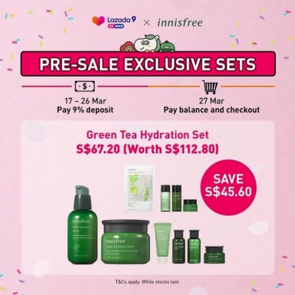 27 Mar 2021 Innisfree PreSale Exclusive Sets on Lazada SG