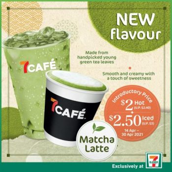 7-Eleven-Matcha-Latte-Introductory-Price-@-2-Promotion-350x350 14-30 Apr 2021: 7-Eleven Matcha Latte Introductory Price @ $2 Promotion
