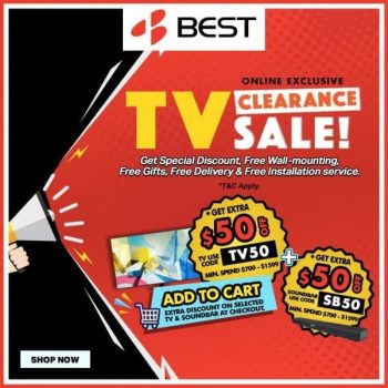 BEST-Denki-Online-Exclusive-TV-Clearance-Sale-350x350 15 Apr 2021 Onward: BEST Denki Online Exclusive TV Clearance Sale