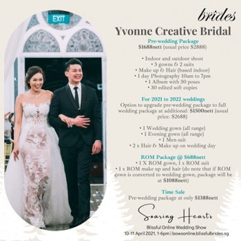 Blissful-Brides-Pre-wedding-Package-Promotion-1-350x350 10-11 Apr 2021: Blissful Brides Pre-wedding Package Promotion